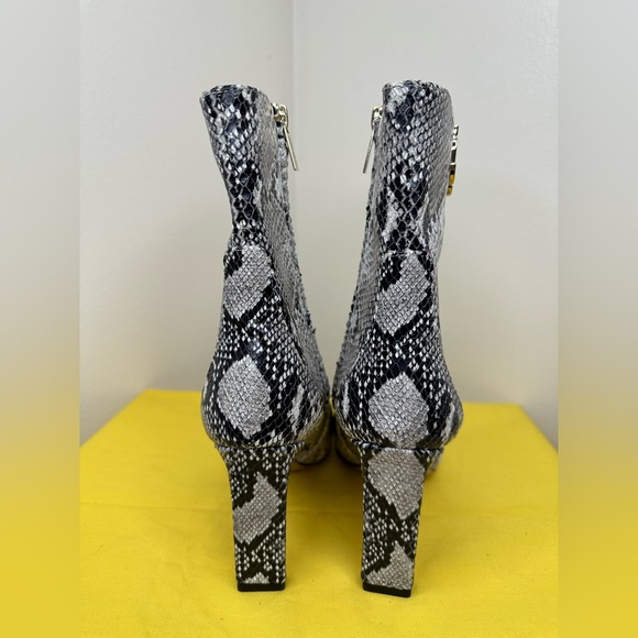 JIMMY CHOO MID CALF BOOTS, PYTHON LEATHER - Picture 3 of 8